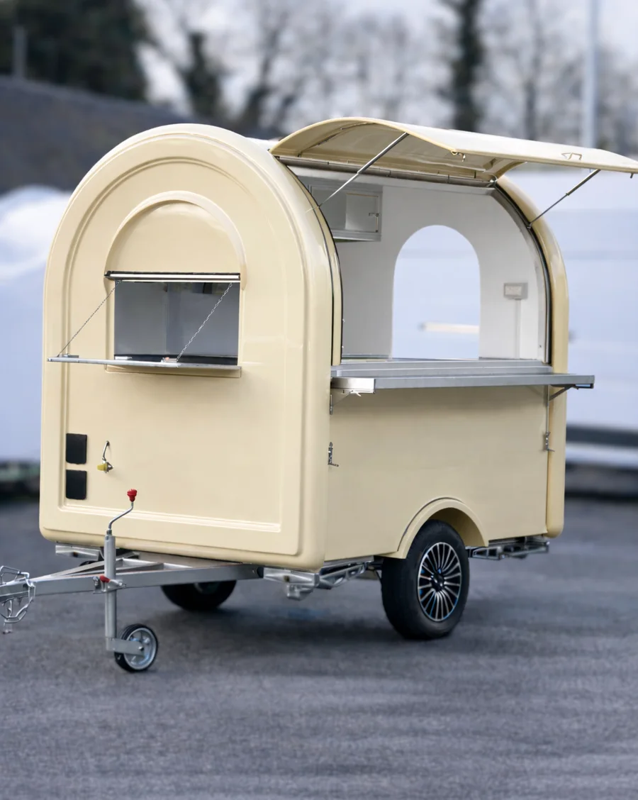 Remorque food truck S-165 en crème