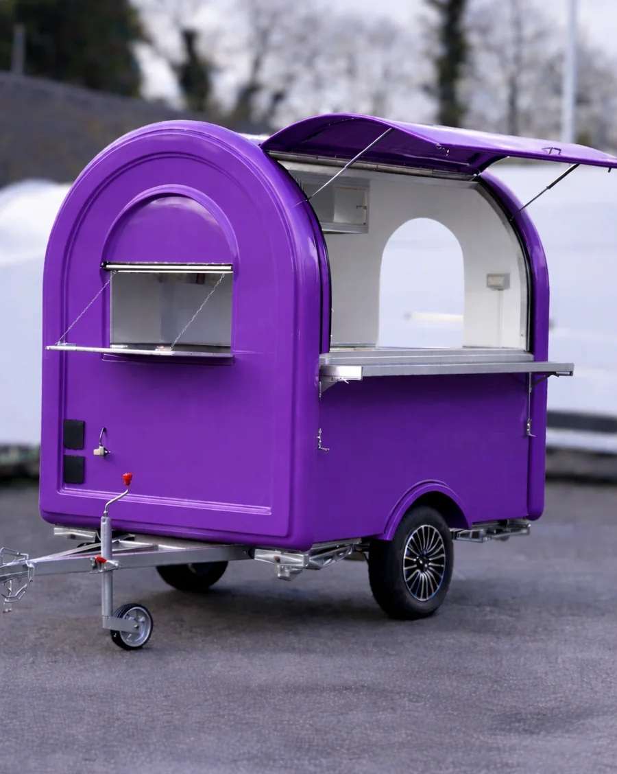 Remorque food truck S-165 en violet
